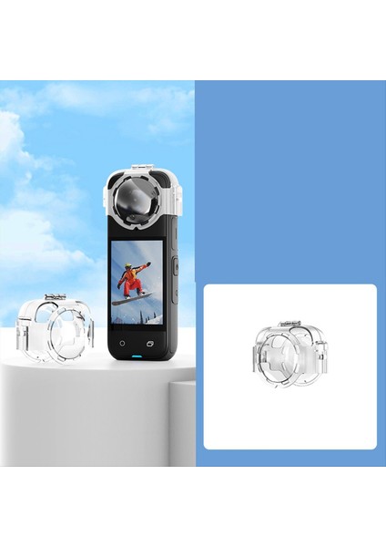 INSTA360 X4 Şeffaf Lens Için Kapak Koruyucu Kapak Eylem Kamera Lens Koruma Koruyucu Kamera Aksesuarları (Yurt Dışından) fiyatları