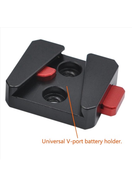 4x 1/4 Universal V Montaj Pil Hızlı Basak Plakası Adaptör Aksesuarları Taşınabilir Tek Taban Siyah (Yurt Dışından) modelleri