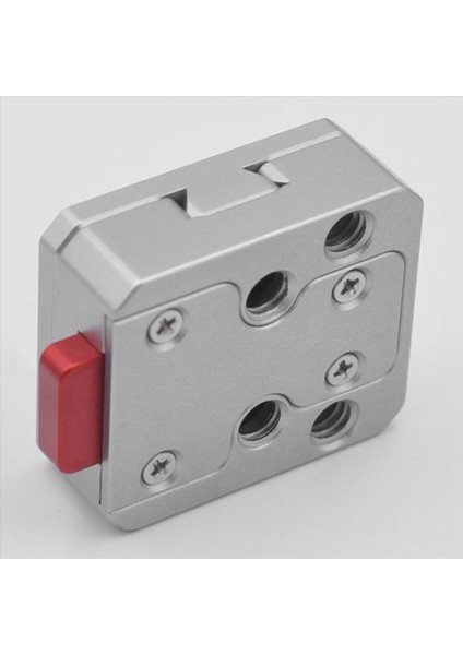 4x 1/4 Universal V Montaj Pil Hızlı Basak Plakası Adaptör Aksesuarları Taşınabilir Tek Taban Siyah (Yurt Dışından) indirimleri