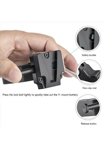 2x V-Mount Pil Adaptörü Kelepçeli Işığa Montaj Için V-Mount Bataryası Için Tripod&#39 A Işığa Veya Tripod (Yurt Dışından) modelleri