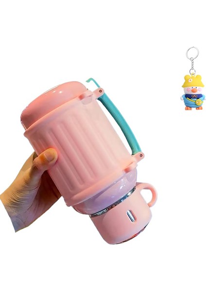 Kızlar Için Büyük Kapasiteli Termos Fincan 316 Paslanmaz Çelik Su Bardağı Basit Anne Bardağı Açık Taşınabilir Su Isıtıcısı (Yurt Dışından)