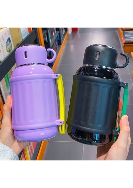 Kızlar Için Büyük Kapasiteli Termos Fincan 316 Paslanmaz Çelik Su Bardağı Basit Anne Bardağı Açık Taşınabilir Su Isıtıcısı (Yurt Dışından) indirimleri