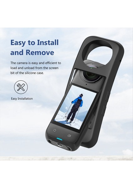 Shadowstone Panorama Kamera Kılıfı Lens Aksesuar Kiti Için INSTA360 X4 Silikon Kılıf Için Puluz Kamera Kılıfı Kiti (Yurt Dışından) fiyatları