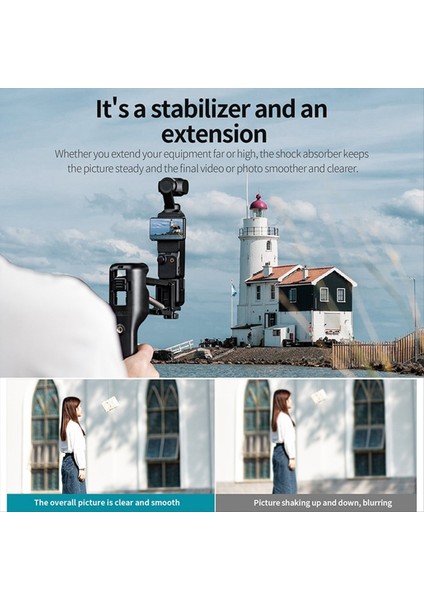 Startrc Osmo Peck Için Hand Verdiği Amaber3 Handheld Abimer Sabitleyici Steps Sport Faera Shake Anti-Shake Aksesuarları (Yurt Dışından)