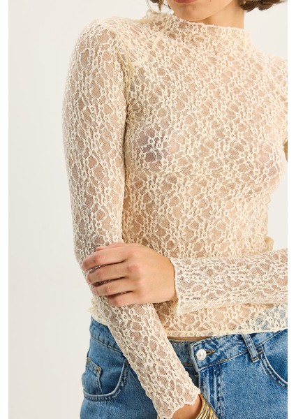 Kadın Dantel Bluz