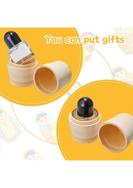 10X Boyasız Rus Yuvalama Bebekleri Dıy Boş Yuvalama Bebekleri Bitmemiş Yuvalama Bebek Matryoshka Yuvalama Bebekleri Çocuklar Için (Yurt Dışından) modelleri