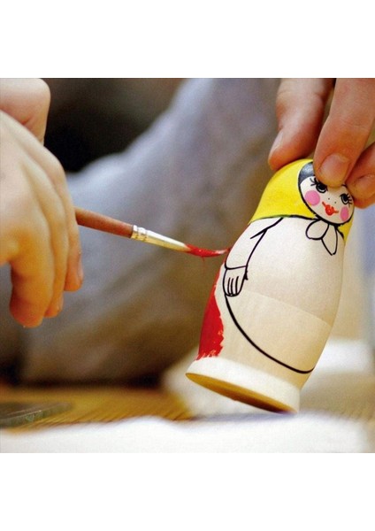 10X Boyasız Rus Yuvalama Bebekleri Dıy Boş Yuvalama Bebekleri Bitmemiş Yuvalama Bebek Matryoshka Yuvalama Bebekleri Çocuklar Için (Yurt Dışından) fırsatları