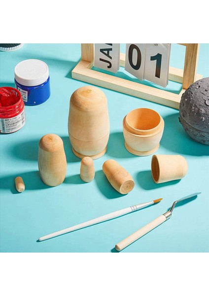 10X Boyasız Rus Yuvalama Bebekleri Dıy Boş Yuvalama Bebekleri Bitmemiş Yuvalama Bebek Matryoshka Yuvalama Bebekleri Çocuklar Için (Yurt Dışından) indirimleri