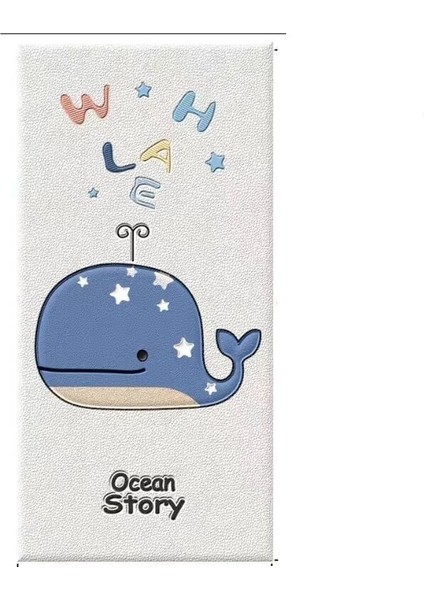 Çocuk Odası Anaokulu Çıkartmaları Yatak Odası Su Geçirmez ve Neme Dayanıklı Duvar Çıkartmaları (5'li Paket) (Yurt Dışından)