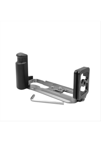 Kamera L Dikey Hızlı Serbest Bırakma Plakası Kamera Tutucu Braketi El Montajı Olympus E-M5 Omd Em5 Gümüş (Yurt Dışından)