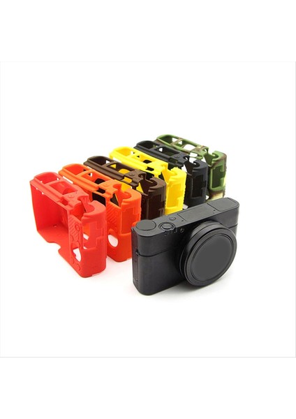 Sony Dcs -RX100 Serisi M3 M4 M5 M6 M7 - Yumuşak Scractyroft Kamera Cilt Kapağı Turuncu Için Silikon Koruyucu Kılıf (Yurt Dışından) modelleri