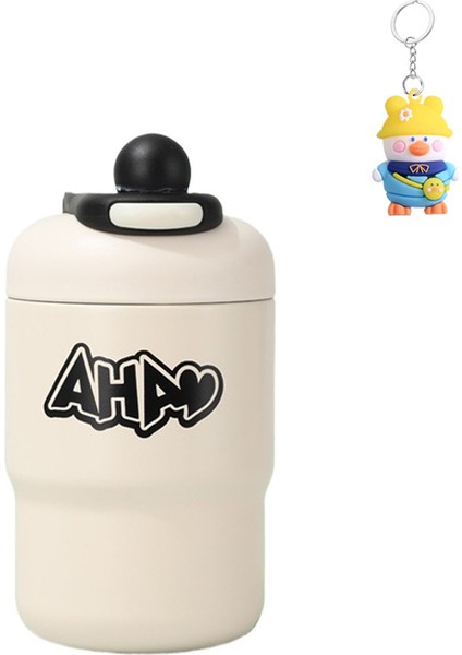 Kahve Fincanı Doğrudan Içme Basit Moda Su Fincanı Saplı Taşınabilir Mini Termos Fincan (Yurt Dışından)