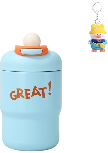 Kahve Fincanı Doğrudan Içme Basit Moda Su Fincanı Saplı Taşınabilir Mini Termos Fincan (Yurt Dışından)