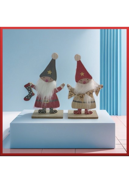 Noel Için Ahşap Dekoratif Figürler, Noel Için Yaratıcı Boyalı Figürler (Yurt Dışından) fiyatları