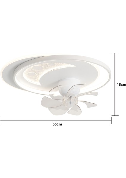 Arıa 3D Plafonyer Pervaneli Ledli Avize indirimleri
