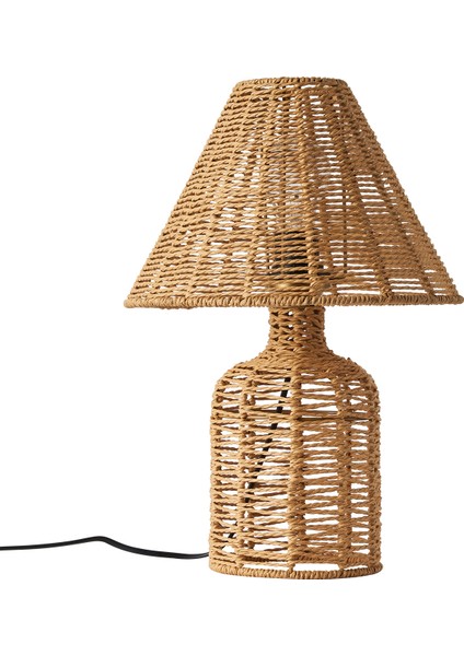 Mateo Ipli Rattan Hasır Abajur