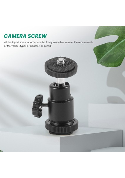 Kamera Vidası 21 Adet 1/4 Inç 3/8 Inç Dönüştürücü Dişli Vidalar 1/4 Inç Sıcak Ayakkabı Adaptörü Montaj Kamera Bilyalı Kafa Seti Kamera/tripod/monopod/ışık Standı (Yurt Dışından) fiyatları