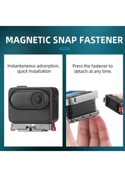 INSTA360 Go3 Manyetik Hızlı Serbest Bırakma Taban Montaj Aksesuarları Için Flymile Başparmak Kamera Şarj Edilebilir Şarj Taban Braketi (Yurt Dışından) fırsatları