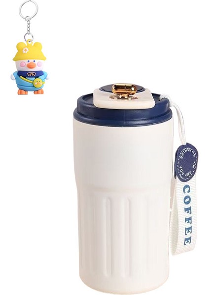 Akıllı 316 Paslanmaz Çelik Kahve Fincanları Taşınabilir Erkekler ve Kadınlar Basit Hediyeler Termos (Yurt Dışından)