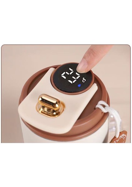 Akıllı 316 Paslanmaz Çelik Kahve Fincanları Taşınabilir Erkekler ve Kadınlar Basit Hediyeler Termos (Yurt Dışından) fırsatları