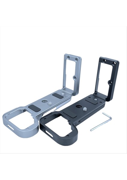 Hızlı Bırakma Plakası L Bracket Kamera Kamera Kavrama Sony A7C2 A7CR Kamera El Kavrama Taban Dikey L Parantezi Gümüş Gri (Yurt Dışından) fırsatları