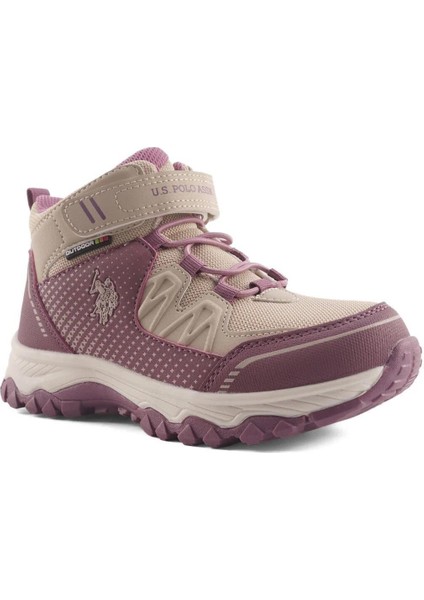 U.S Polo Assn. Bold JR Bej-Mor Kız Çocuk Outdoor Bot indirimleri