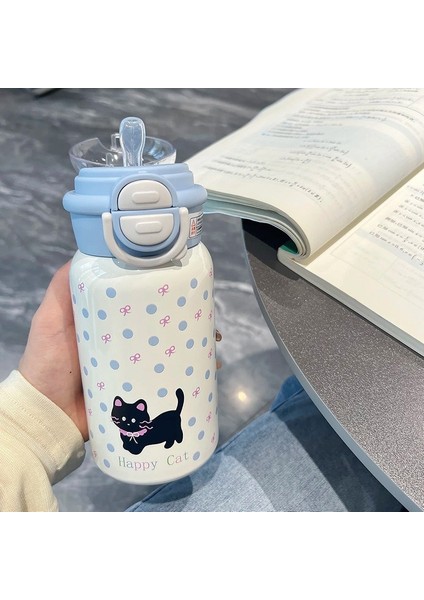 Büyük Kapasiteli Termos Bardak 316 Paslanmaz Çelik Kız Pipetli Bardak Çift Içecek Öğrenci Çocuk Su Bardakları (Yurt Dışından) modelleri