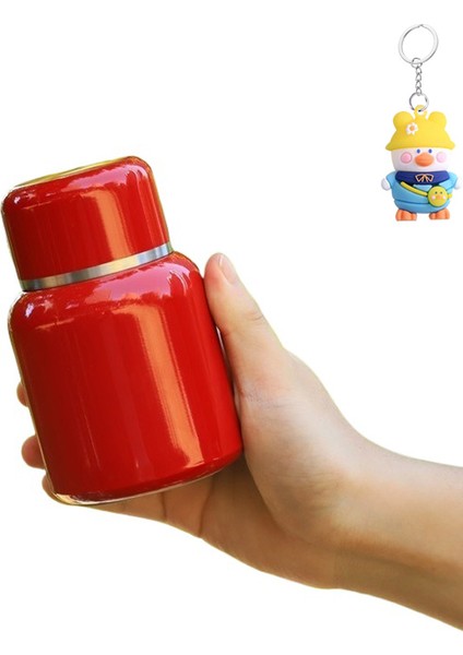 Basit 316 Paslanmaz Çelik Termos Bardak Taşınabilir Doğrudan Içme Su Bardak Sevimli Mini Cep Bardak (Yurt Dışından)