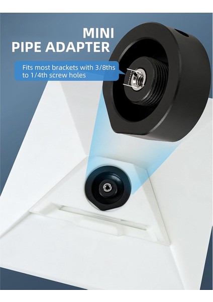 Mini Tripod Adaptörü-1/4inch-20 ve 3/8inch-16 Dişli Montaj Adaptörü (Yurt Dışından) modelleri