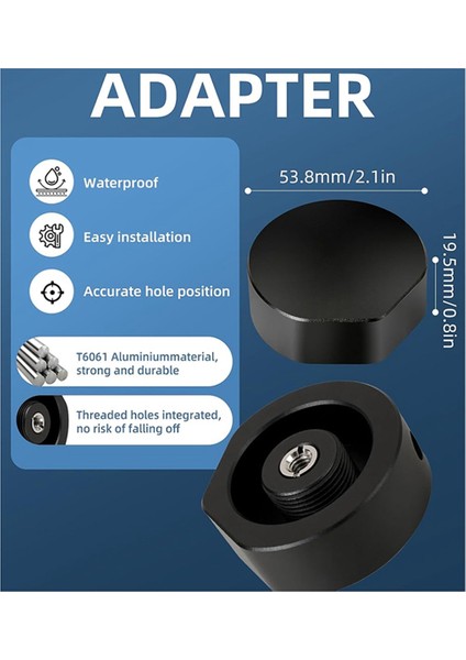 Mini Tripod Adaptörü-1/4inch-20 ve 3/8inch-16 Dişli Montaj Adaptörü (Yurt Dışından) fırsatları