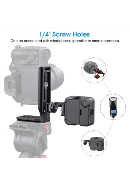 3x Dslr Kamera L Braket Dikey Yatay Anahtarlama Tripod Canon Nikon Sony Osmo Ronin Zhiyun Için Hızlı Serbest Bırakma Plakası (Yurt Dışından) modelleri