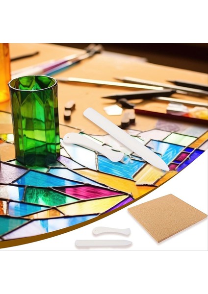 12 Inç x 12 Inç Isıya Dayanıklı Vitray Işler Yüzeyini Kalın Paspas Vitray Yapım Araçları Korumak Için Aletler (Yurt Dışından) indirimleri