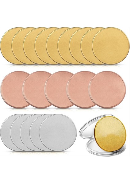 20 Adet Boş Para Dişli Akrilik Koruma Kutusu ile 40 Mm&#39 Lik Kenarlı Dıy El Sanatları Gravür Için Lazer Gravür Edilebilir Desen (Yurt Dışından)