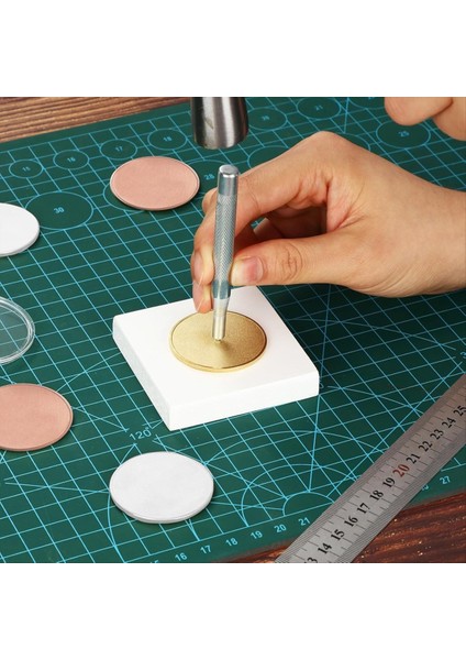 20 Adet Boş Para Dişli Akrilik Koruma Kutusu ile 40 Mm&#39 Lik Kenarlı Dıy El Sanatları Gravür Için Lazer Gravür Edilebilir Desen (Yurt Dışından) fiyatları