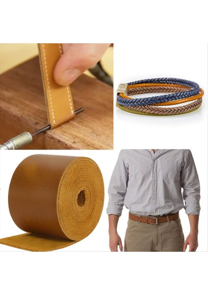 El Sanatları Için 2 Inç Geniş Düz Deri Kayışlar 8 Inç Üst Tahıl Deri Şeritler Dıy El Sanatları Için 2mm Kalınlığında Deri Şeritler Kahverengi (Yurt Dışından) indirimleri