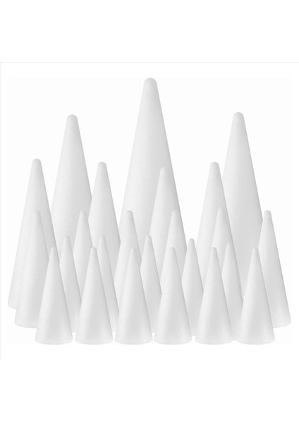 48 Pack Zanaat Köpük Konileri Köpük Ağacı Konileri Sanat El Sanatları Noel Ağacı Okul Diy Zanaat Projesi Için Koniler Şekilli Köpük (Yurt Dışından) fiyatları