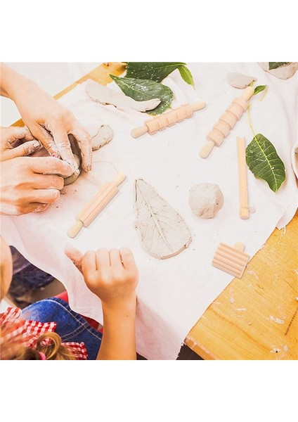 12PCS Kil ve Hamur Araçları Oyun Aksesuarları Silindirleri Içerir Hammer Party Paketi Ahşap Çanak Çömlek Aletleri Kil Sanatı Için Pullar (Yurt Dışından) fiyatları