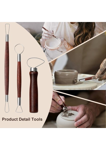 Kil Araçları Kiti 43 Pcs Kırmızı Çanak Çömlek Aletleri Pratik Polimer Kil Heykel Araçları Kiti Yetişkinler Için Hava Kuru Kil Araçları (Yurt Dışından) fırsatları