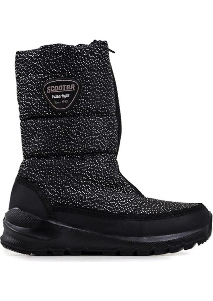 F7447TSQ Siyah Simli Çocuk Watertıght Kar Botu fırsatları