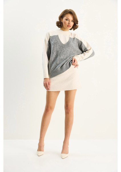 Kadın A-Kesim Astarlı Kırçıllı Kaşe Kısa Etek fiyatları