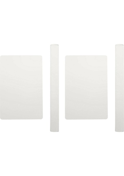 4 Adet Katı Akrilik Silindir Haddeleme Pimi Sculpey Polimer Kil Sanat Zanaat Aksesuarları (Yurt Dışından)