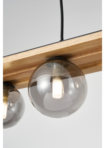 Meggy 4'lü Ahşap Sarkıt Avize fırsatları