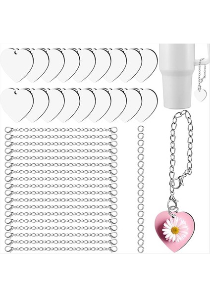 Kupa Mdf Çift Taraflı Dıy El Sanatları Için Sublimasyon Anahtar Boşluklar Süs Aksesuarları A (Yurt Dışından)