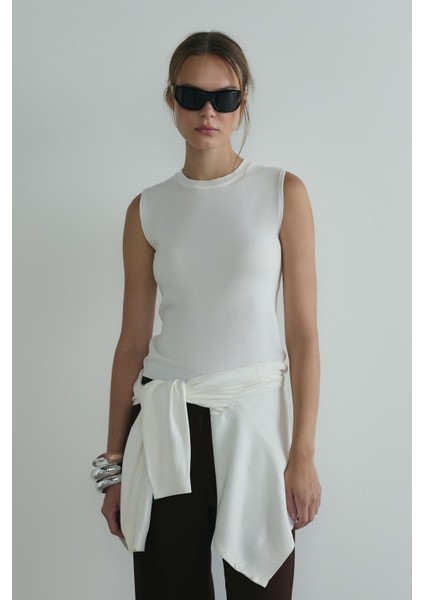 Ekru Lea Triko Bluz modelleri