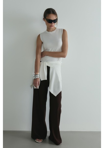 Ekru Lea Triko Bluz indirimleri