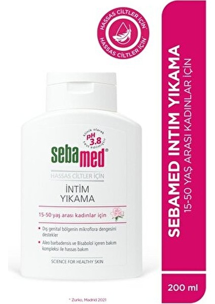 Feminine Intim Yıkama Hassas Ciltler İçin 200 ml pH 3.8 Doğal İçeriklerle fiyatları