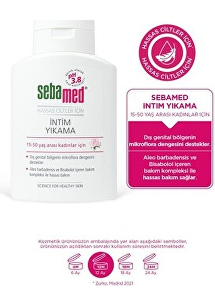 Feminine Intim Yıkama Hassas Ciltler İçin 200 ml pH 3.8 Doğal İçeriklerle modelleri