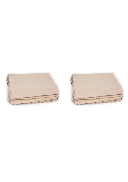 2x Çömlekçi Keten Bez Kil Çuval Bezi Dıy Seramik Seramikleri Kil Zanaat Ped Kumaş Seramik Baskı Doku Heykel Aracı (Yurt Dışından)