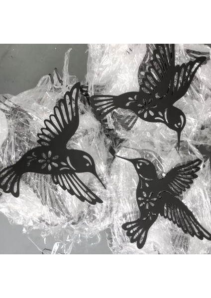 Metal Sinek Kuşu Açık Duvar Dekorasyonu Altı Sinek Kuşu Siluetleri Demir Zanaat Dekorasyonu Duvar Asma (Yurt Dışından) modelleri