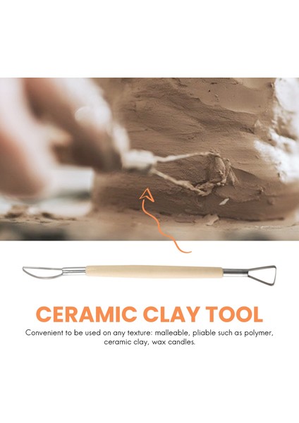 61PCS Seramik Kil Araçları Set Polimer Kil Araçları Çömlek Aletleri Seti Ahşap Çömlek Salpma Kil Temizleme Aracı Seti (Yurt Dışından) fiyatları